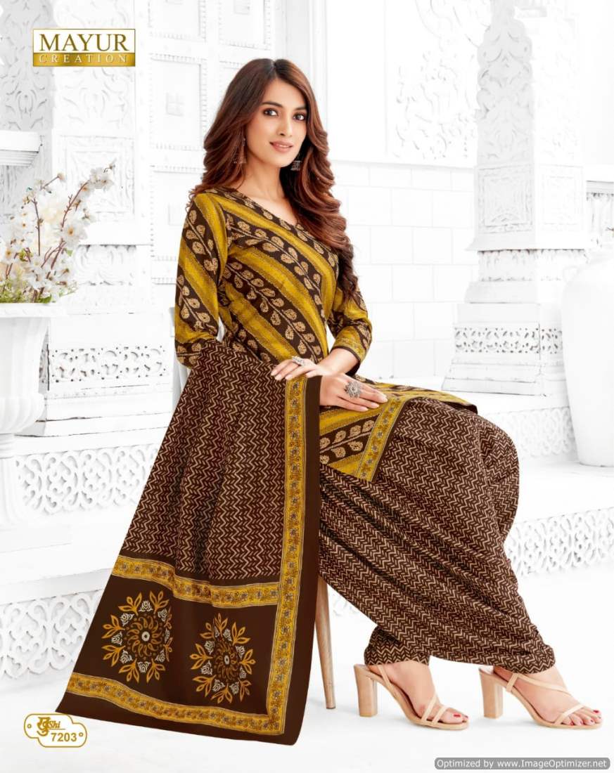 Khushi Vol 72 By Mayur Pure Cotton Printed Dress Material Wholesale Shop In Surat